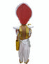 BookMyCostume Mahabharat Warrior Costume for Kids – Arjun / Bhishma Pitamah Look with Silver Chest Armor & Accessory Set | Indian Mythological Fancy Dress for School & Cultural Events